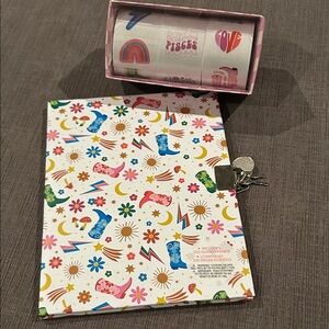 Cowgirl Diary Bundle NEW - Guided Journal & 900 Stickers (3 Rolls)